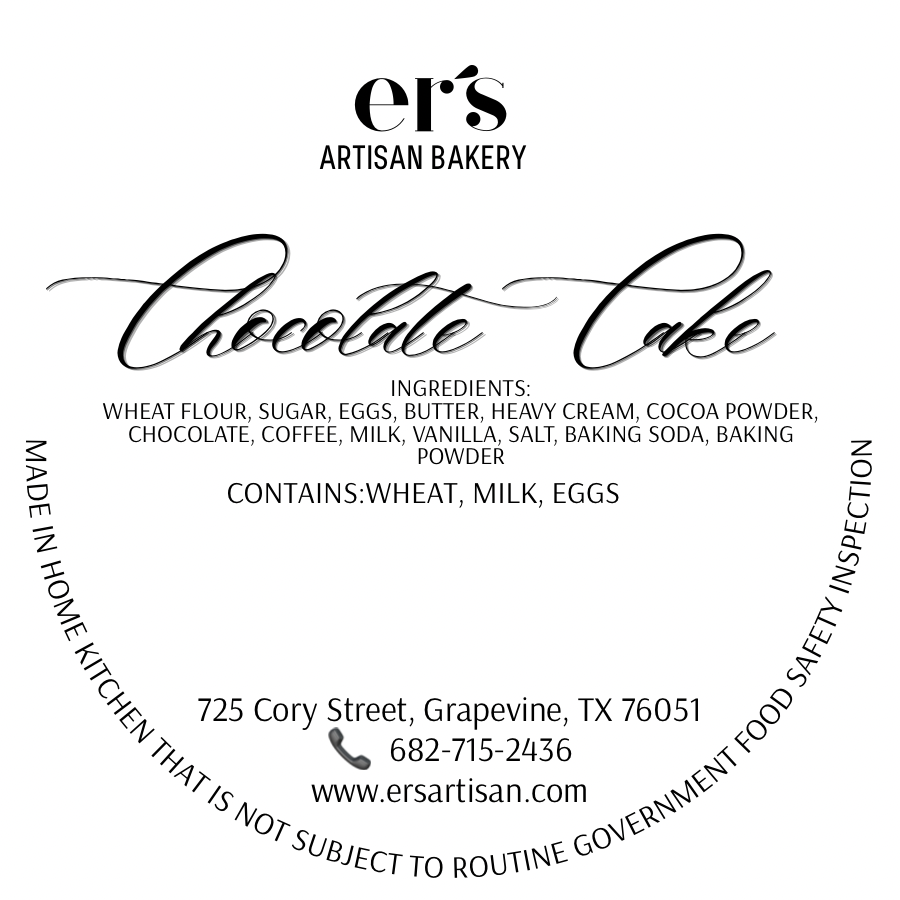 Jar Pastel de Chocolate ER`S