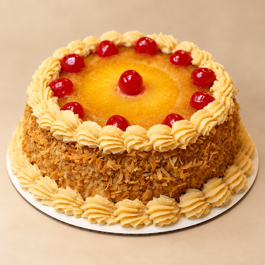 PINEAPPLE UPSIDE-DOWN CAKE