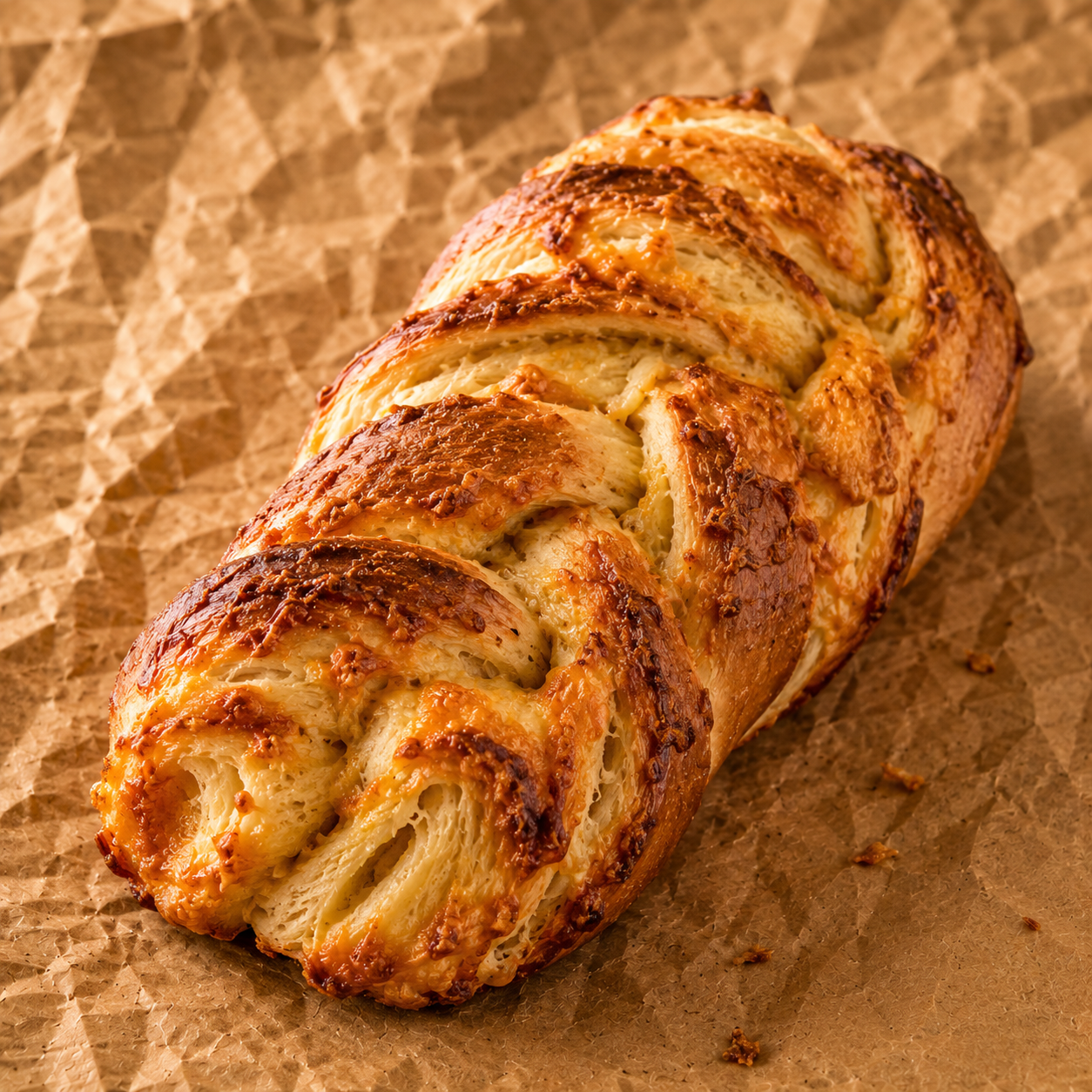 Cheese Sourdough Braid